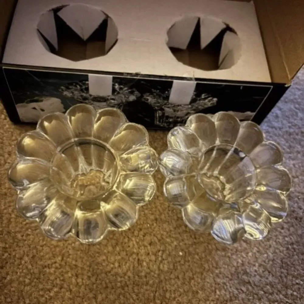 Forever Crystal 315160 Set Of 2 Clear Candle Votive Holders